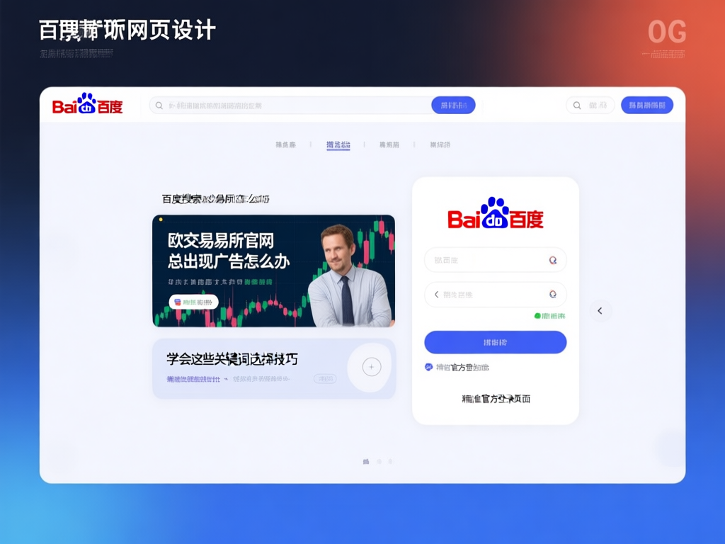 百度搜索欧交易所官网广告问题示意图